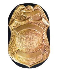 Model 7350-04 Badge Holder Oval, Clip-On