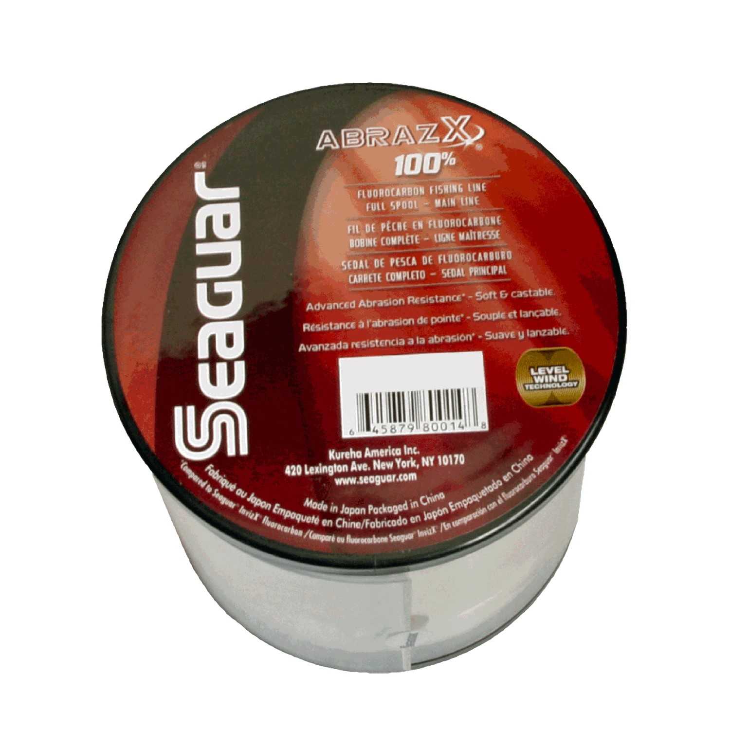 Seaguar Abrazx 100% Fluoro 1000yd 12lb 12AX1000