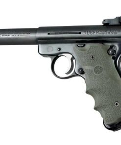 Hogue Ruger Mk Ii  Mk Iii Rubber Gripfinger Grooves Od Green