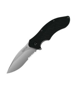 Kershaw Clash Assisted 3.25 in Bead Blast Combo GFN Handle