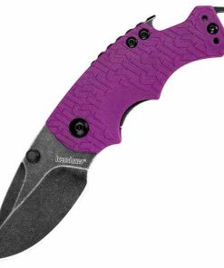 Kershaw Shuffle Folder 2.375 in Blackwash Plain Purple GFN