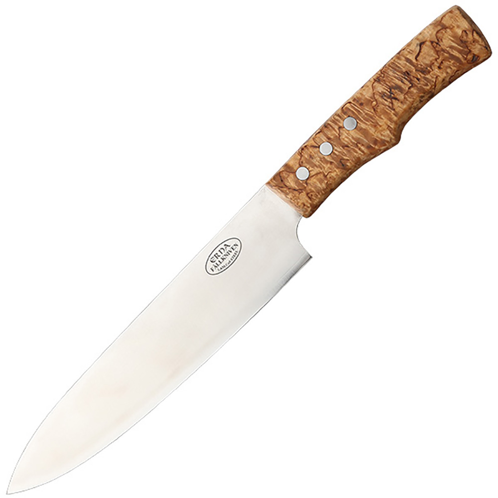 Fallkniven SK18 Fixed Blade 7.0 in Satin Blade Curly Birch
