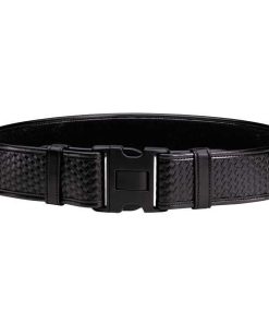 Bianchi  Duty Belt Basket Weave Black Finish Medium 34-40