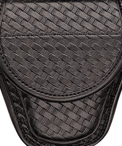 Bianchi 7900 Covered Cuff Case Basket Weave Hidden Snap
