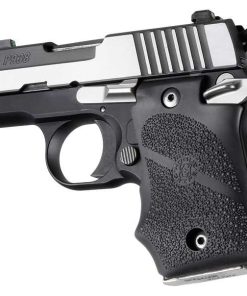 Hogue Sig Sauer P938 Ambi Safety Rubber Gripfinger Grooves Black