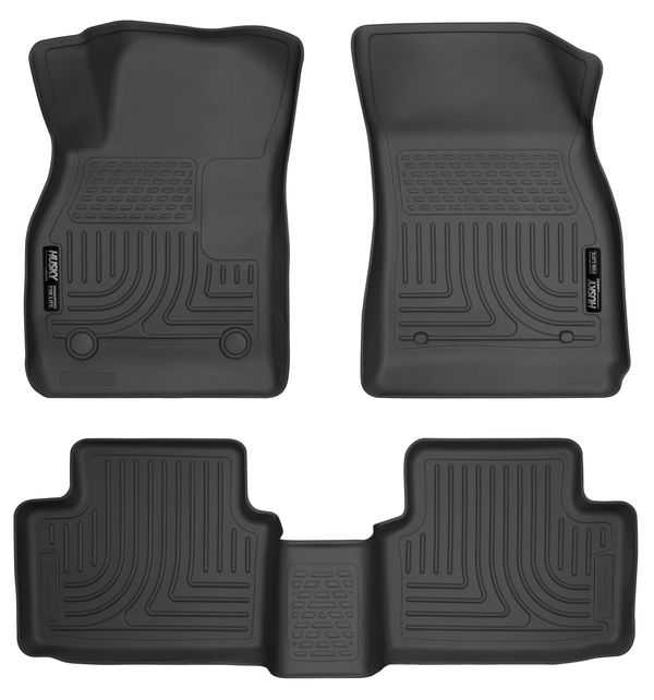 Husky Liners Front & 2Nd Seat Floor Liners Fits 13-15 Chevrolet Malibu/2016 Chevrolet Malibu Limited