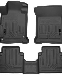 Husky Liners Front & 2Nd Seat Floor Liners  13-17 Honda Accord Sedan-Black