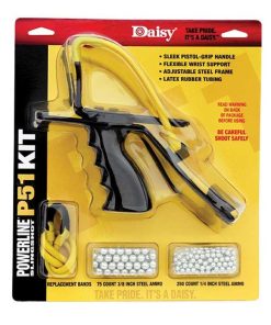 Daisy P51 Slingshot Kit Model 8153 Yellow Black 8 Inch