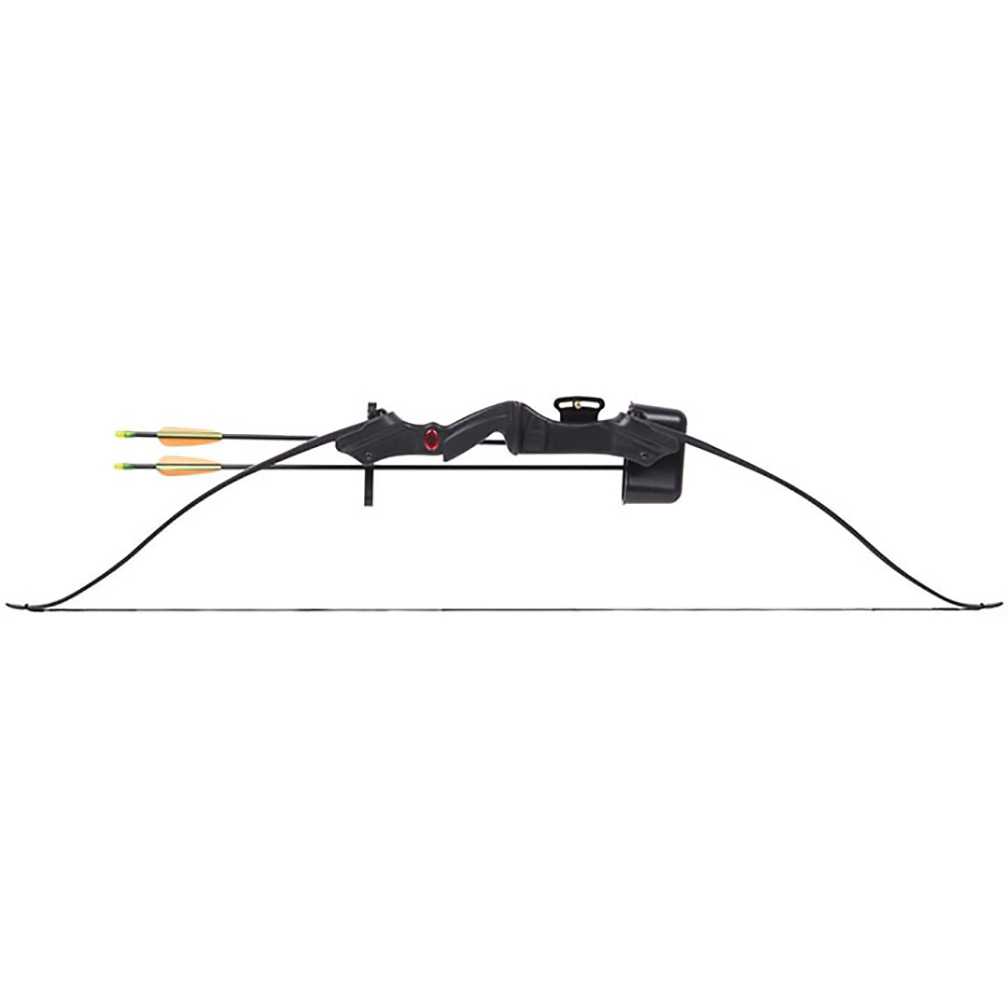 Crosman Sentinel (Black)Pre-Teen Recurve Bow W/2- 26" Arrows Adjustable Pin Sight Arm Guard,1