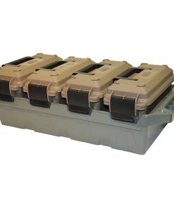 Mtm 4-Can Ammo Crate Dark Earth/Forest Green