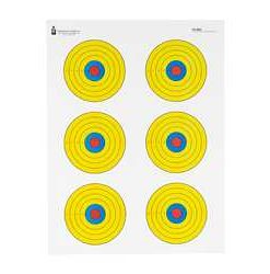 ACTION TGT BRIGHT 6 BULLSEYE 100PK
