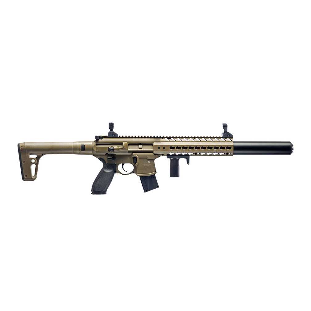 Sig Sauer Mcx .177 Cal Co2 Powered Air Rifle 30 Rounds Flat Dark Earth