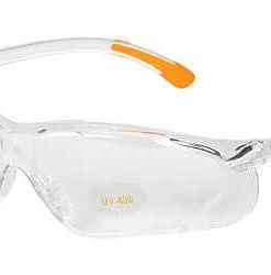 Allen Shooting Glass Clear W/Orange