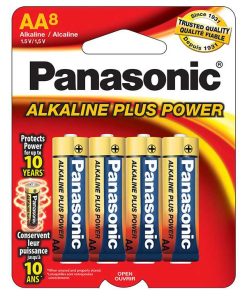 Panasonic Alkaline Size "Aa" Plus Power (8-Pack),1
