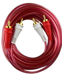 Rca Cable 15' Audiopipe Ofc Clear Installer Series
