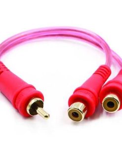 Rca Splitter Audiopipe 1M-2F Clear Installer Series