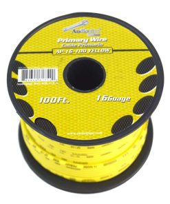 Audiopipe 16 Gauge 100Ft Yellow Primary Wire