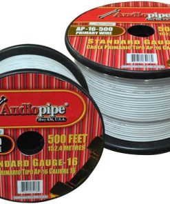 Audiopipe 16 Gauge 500Ft Primary Wire White