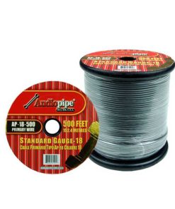 Audiopipe 18 Gauge 500Ft Primary Wire Grey
