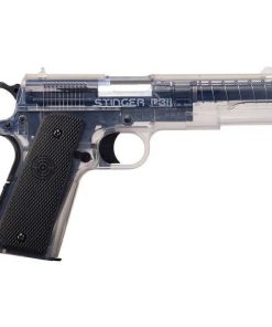 Crosman Stinger P311 (Clear/ Black)Spring Powered Single Shot Military Style Pistol