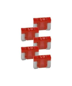 Audiopipe 10A Low Profile Mini Fuse 10 Pack