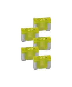Audiopipe 20A Low Profile Mini Fuse 10 Pack