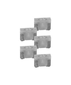 Audiopipe 25A Low Profile Mini Fuse 10 Pack