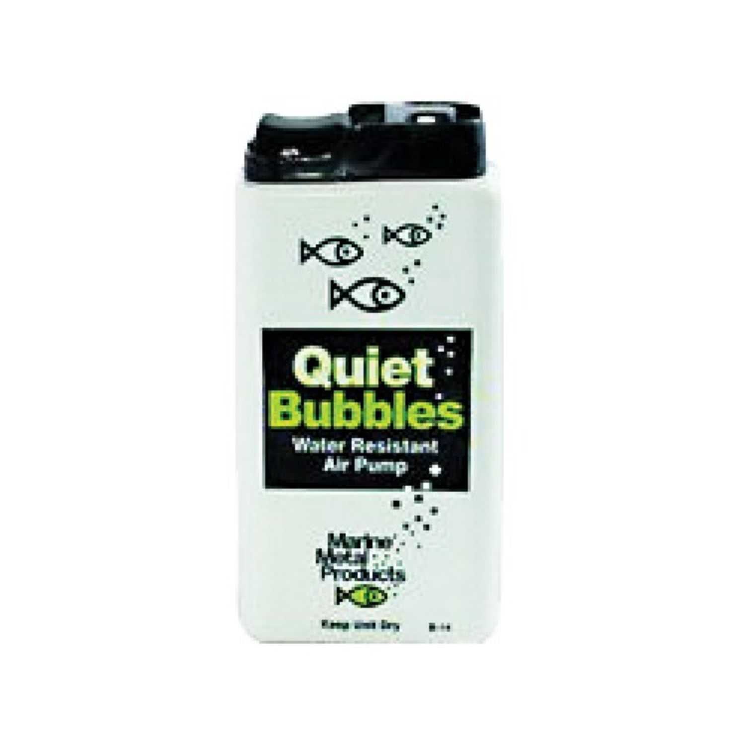 Marine Metal Aerator Quiet Bub 1.5V 33 Hrs W/2 D Battery