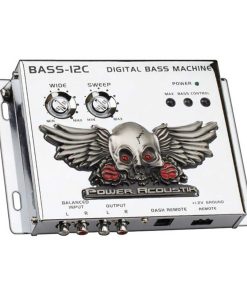 Bass Driver Power Acoustik Chrome;Remote;Illuminated