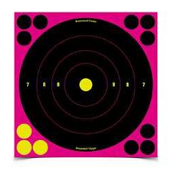 B/C Sht-N-C Bullseye Tgt Pink 6-8"