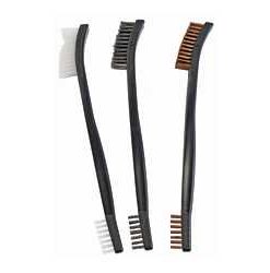 B/C UTILITY BRUSHES BRNZ/NYL/STL 3PK