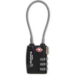 Bulldog Tsa Lock W/Steel Cable