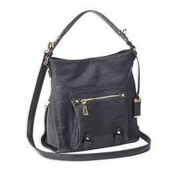 Bulldog Hobo Anna Purse Blk