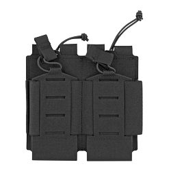 BH FOUNDATION DBL AR15 MAG POUCH BLK