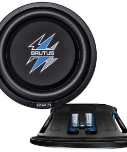 Hifonics 10" Brutus Series Shallow Subwoofer 400W Max 4 Ohm Dvc,1