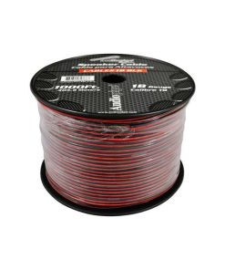 Speaker Cable 18 Ga. 1000' Audiopipe; Red + Black