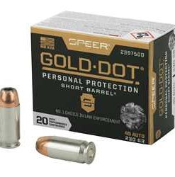 SPR GOLD DOT 45ACP 230G HP SB 20/200