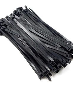Wire Ties 6" Black Nippon 100 Pcs,1