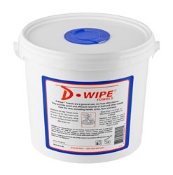 D-WIPE TOWELS 6-70 CT CANISTERS