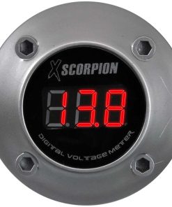 Xscorpion Voltmeter Digital 3 Digit Led Display Silver