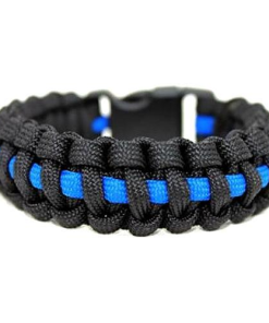 Thin Blue Line 550 Paracord Survival Bracelet