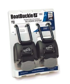 BoatBuckle Retractable Gunwale Tie-Downs (Pair)