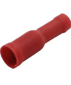 Bullet Connector Female 22/18 Ga; Xscorpion; Red; 100 Pcs