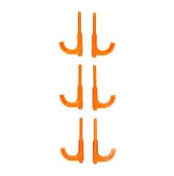 FSDC ORANGE RIFLE CHAMBER FLAG 6PK