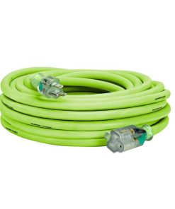Flexzilla Pro Extension Cord 10/3 AWG SJTW 50ft Outdoor Lighted Plug