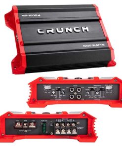 Crunch Ground Pounder 4 x 125 @ 4 Ohms 4 x 250 @ 2 Ohms 2 x 500 Watts @ 4 Ohms Bridged