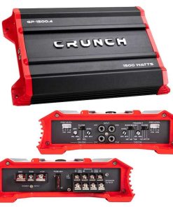 Crunch Ground Pounder 4 x 190 @ 4 Ohms 4 x 375 @ 2 Ohms 2 x 750 Watts @ 4 Ohms Bridged
