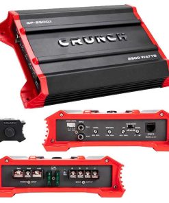 Crunch Ground Pounder 1 x 1250 @ 4 Ohms 1 x 2500 @ 2 Ohms N/A @ 1 Ohms Class A/B