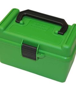 Mtm Deluxe Ammo Box 50 Round Handle 7Mm Rem Mag 300 Win Mag Green