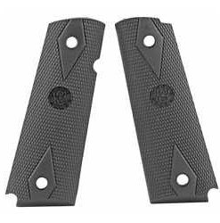 Hogue Grip 1911 Govt Chckr No Fg Blk
